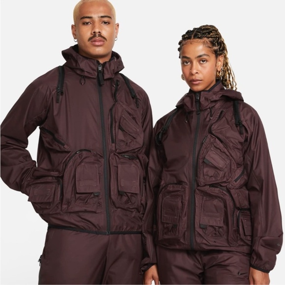 Nike X NOCTA Men's Drake Deep Pockets Track Jacket Dark Wine Size S